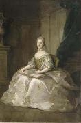 unknow artist Portrait of Maria Josepha of Saxony dauphine of France France oil painting artist